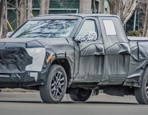 2022 Toyota Tundra Leak Photos Show New Rear Suspension—Air Suspension Option Not Happening?